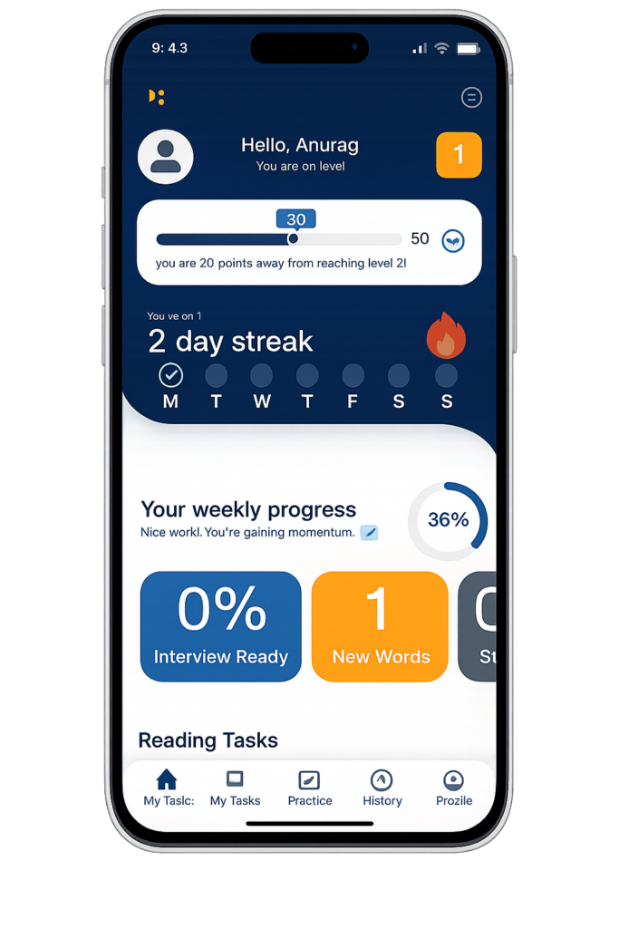 Tels Companion App on phone