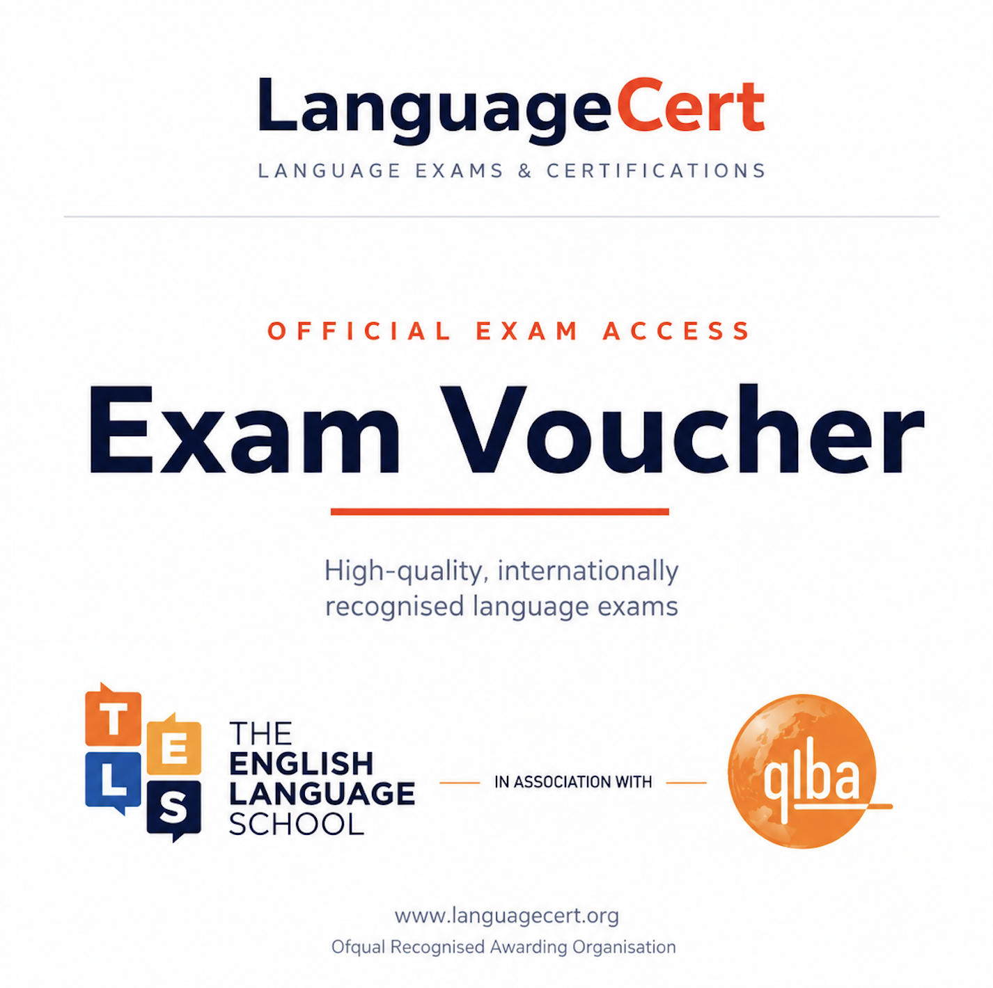languagecert exam voucher